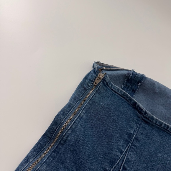 Urban Outfitters Brandi Indigo Strapless Mini Dress Denim Jean Blue Medium - Picture 6 of 10